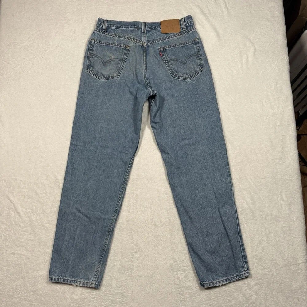 Vtg Levi's 550 Jeans Men 34x32(31) Relaxed Fit Tapered Leg‎ Blue Denim 2000 Y2K